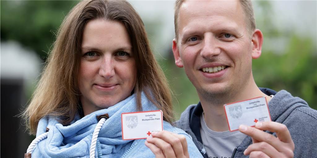 Die Blutspende von Andrea und Daniel Magalski rettete vielleicht Leben - und veränderte gleichzeitig das Leben der beiden Lüner.