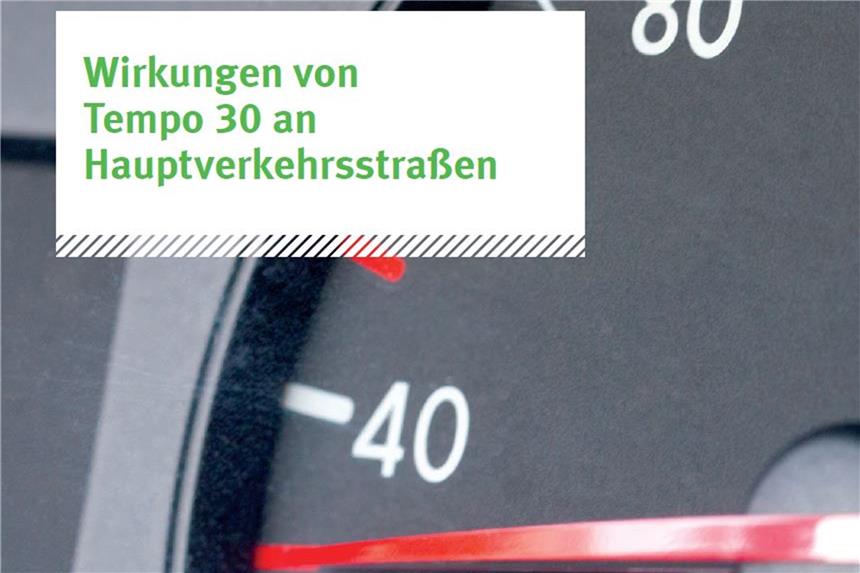 Björn Johannsen kämpft für ein Tempolimit in Castrop-Rauxel Die Broschüre des Bundesumweltamtes zu den Wirkungen von Tempo 30.