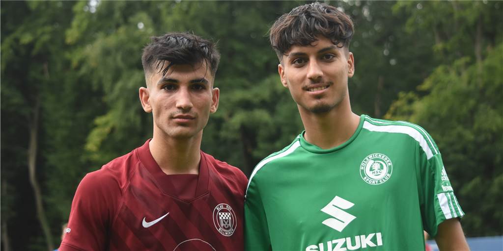 Amiri gegen Amiri: Zwei Brüder im direkten Duell – „Er war schwierig zu verteidigen“ Die Brüder Sohail Amiri (l.) und Kianosh Amiri standen sich im Duell zwischen Billmerich und Holzwickede gegenüber.