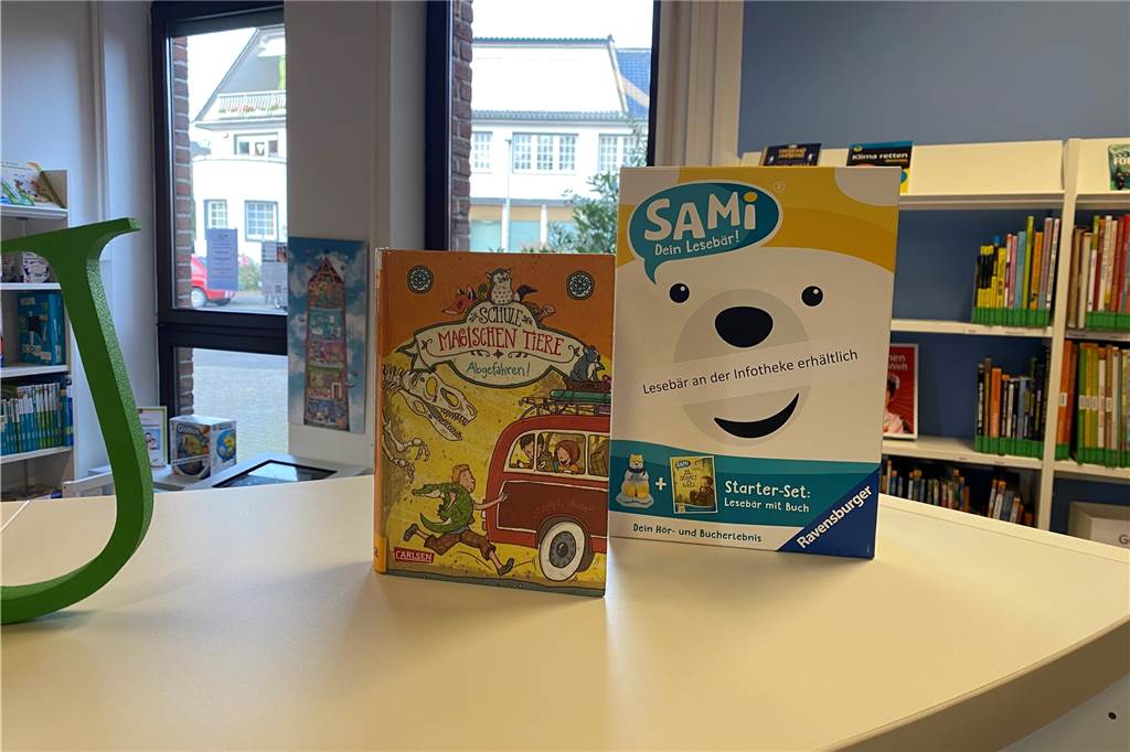 „15 Minuten reichen“: Büchereileiterin gibt Tipps für das Vorlesen In der Halterner Stadtbücherei sind die Bücher der Reihe "Die Schule der Magischen Tiere" und "Sami dein Lesebär" sehr gefragt.