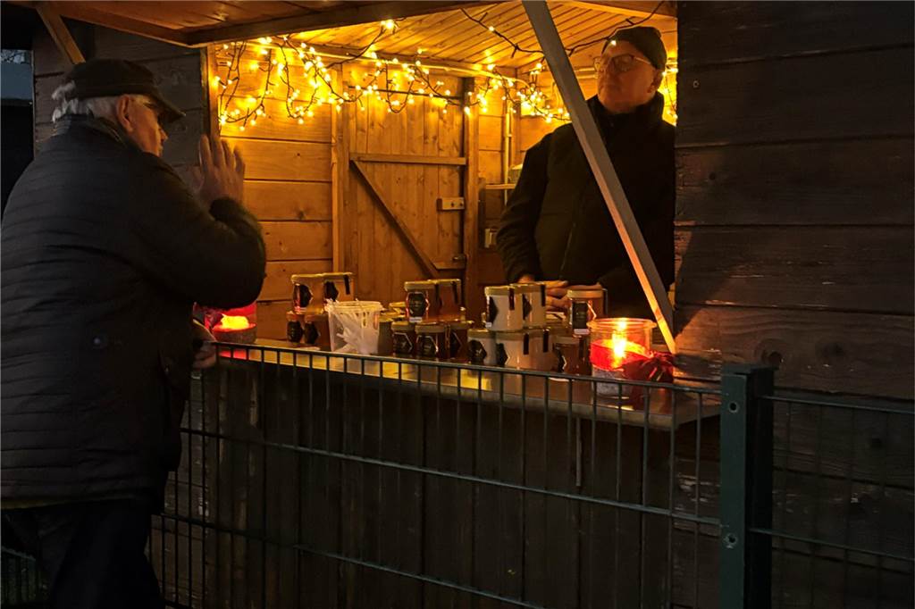 Weihnachtsmarktstand