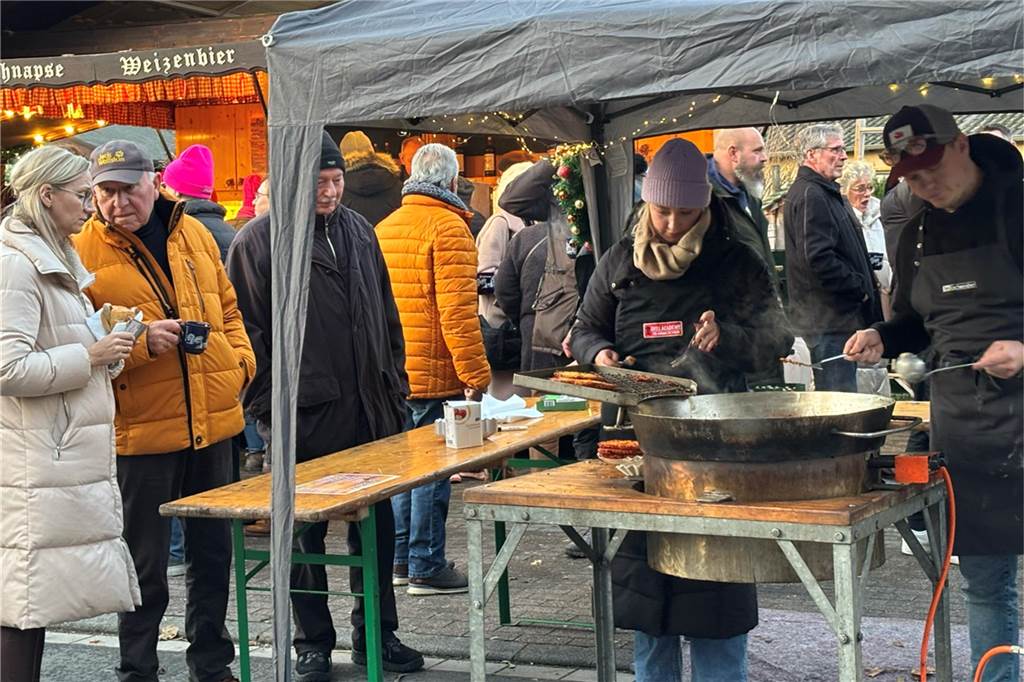 Kartoffelpuffer stand