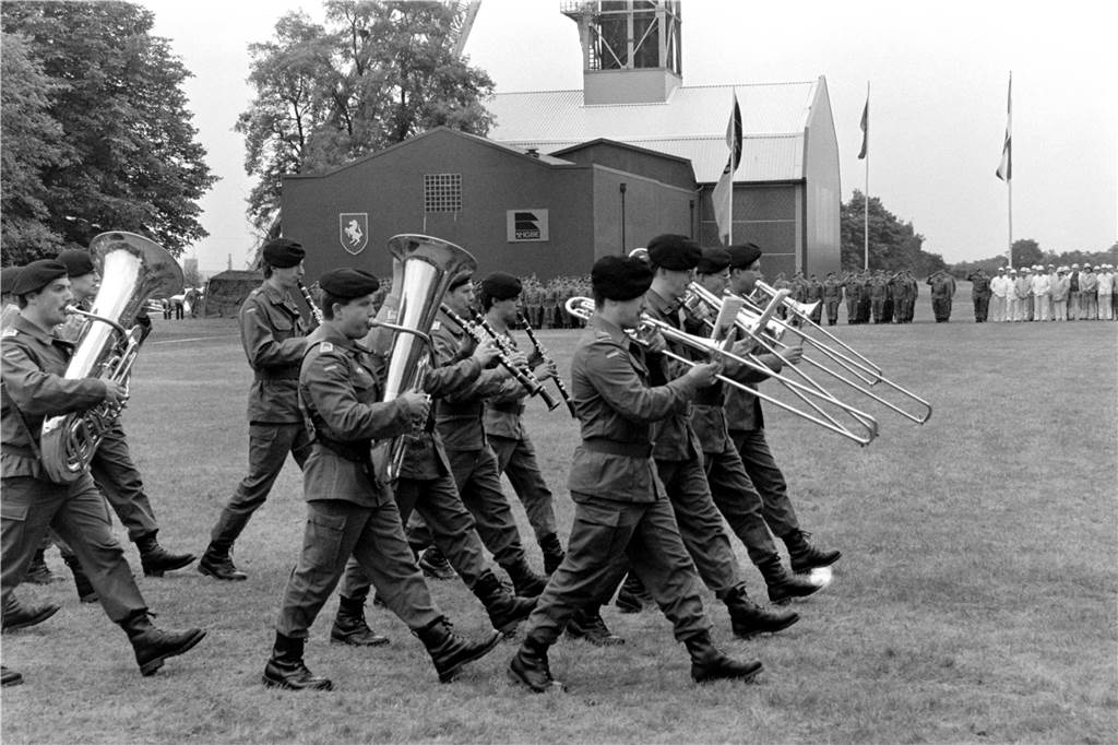 Die Bundeswehr nutzte nach der Schließung das Gelände der Zeche Minister Achenbach