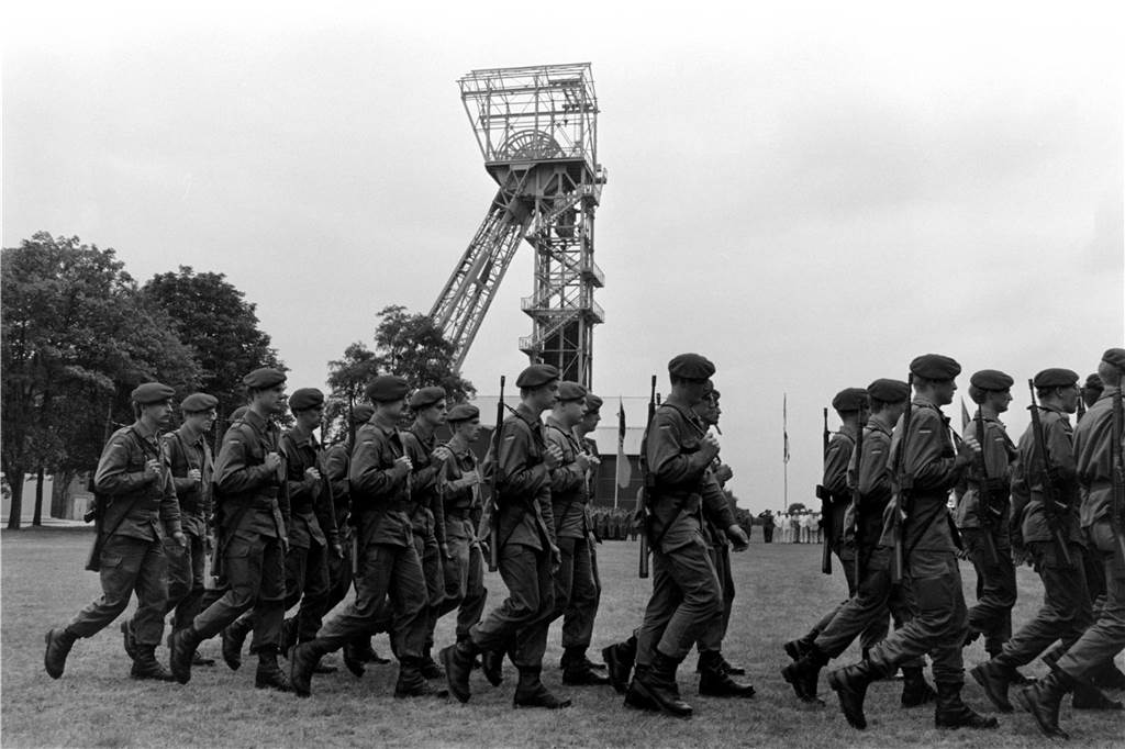 Die Bundeswehr nutzte nach der Schließung das Gelände der Zeche Minister Achenbach