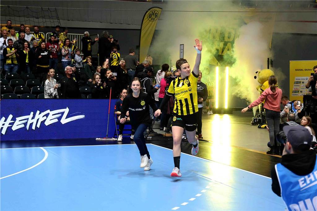 Die BVB-Handball-Damen siegten am Sonntag vor Rekordkulisse gegen Siófok KC aus Ungarn.