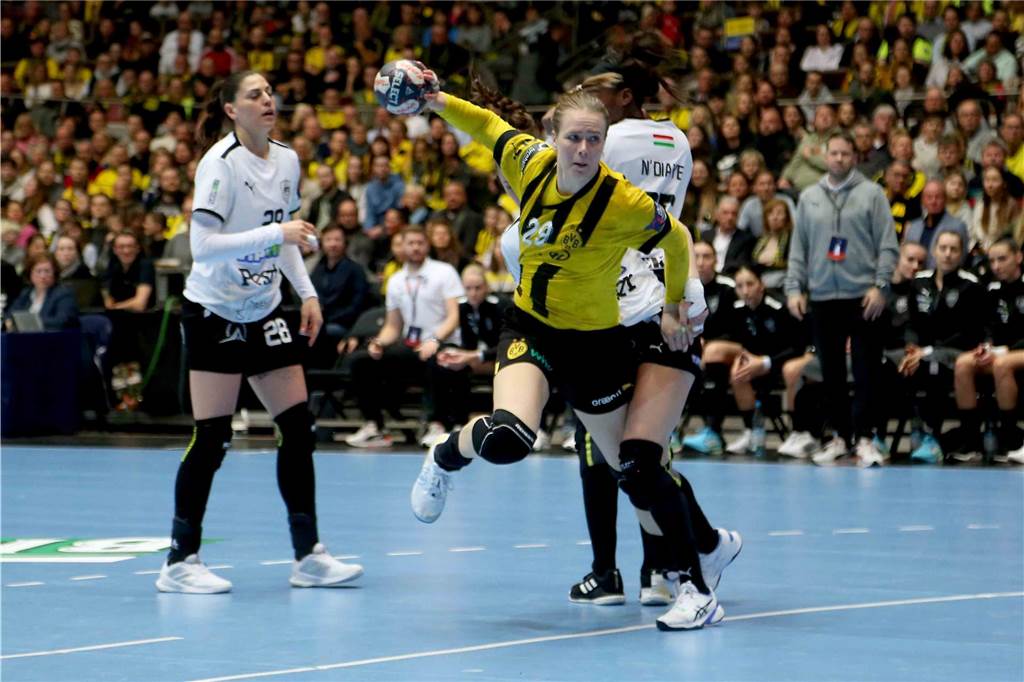 Die BVB-Handball-Damen siegten am Sonntag vor Rekordkulisse gegen Siófok KC aus Ungarn.