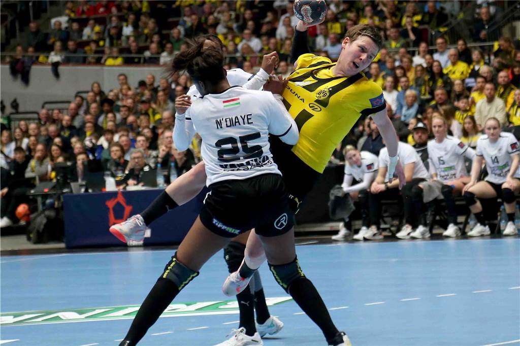 Die BVB-Handball-Damen siegten am Sonntag vor Rekordkulisse gegen Siófok KC aus Ungarn.