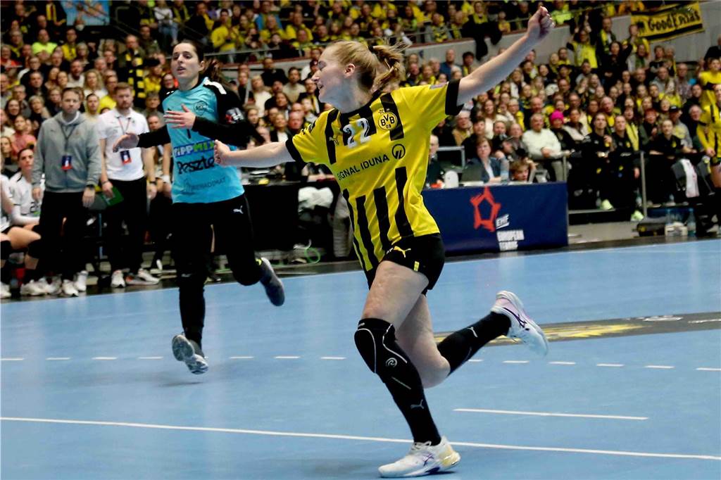 Die BVB-Handball-Damen siegten am Sonntag vor Rekordkulisse gegen Siófok KC aus Ungarn.