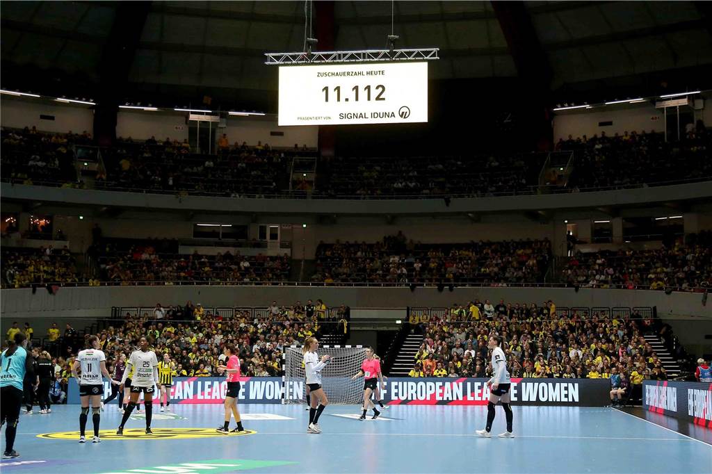 Die BVB-Handball-Damen siegten am Sonntag vor Rekordkulisse gegen Siófok KC aus Ungarn.