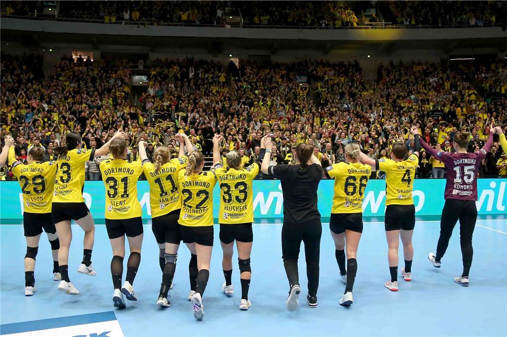Die BVB-Handball-Damen siegten am Sonntag vor Rekordkulisse gegen Siófok KC aus Ungarn.