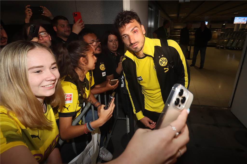 Die BVB-Rückkehr aus Augsburg.