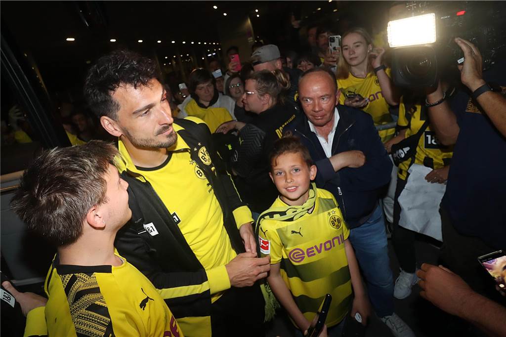 Die BVB-Rückkehr aus Augsburg.