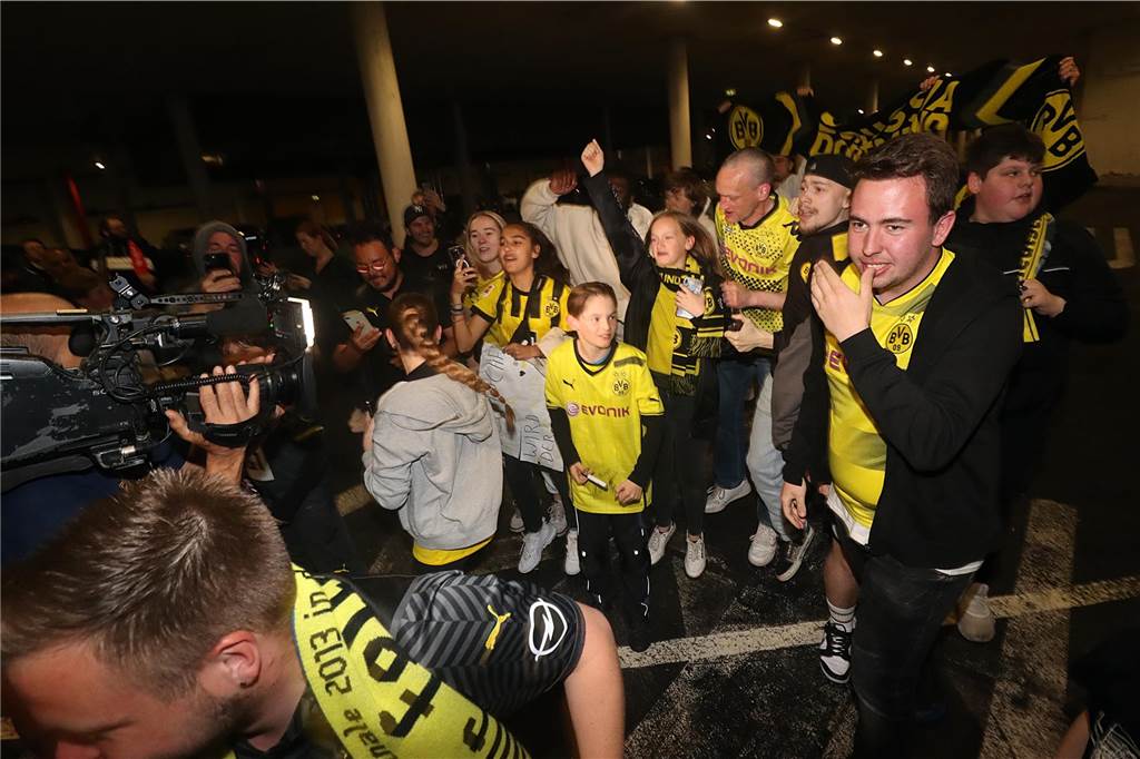 Die BVB-Rückkehr aus Augsburg.
