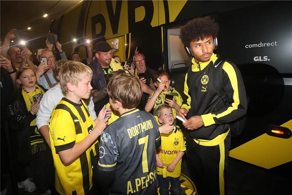Die BVB-Rückkehr aus Augsburg.