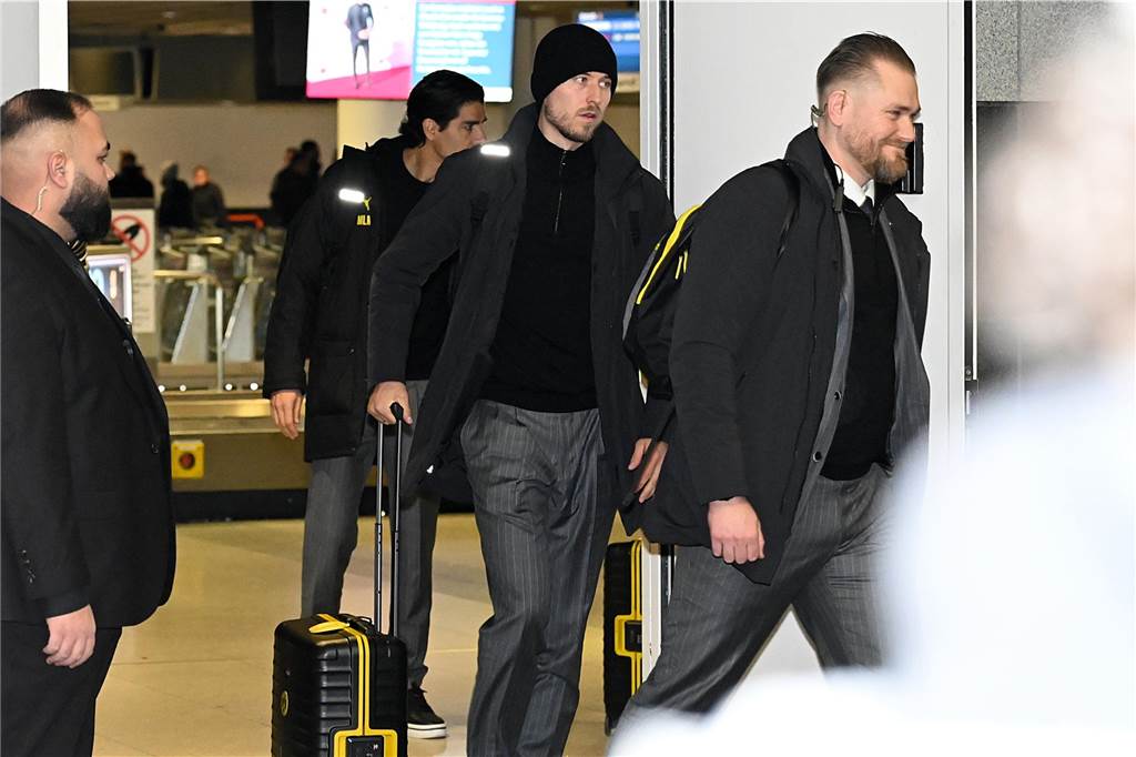 Die BVB-Rückkehr aus Bologna.