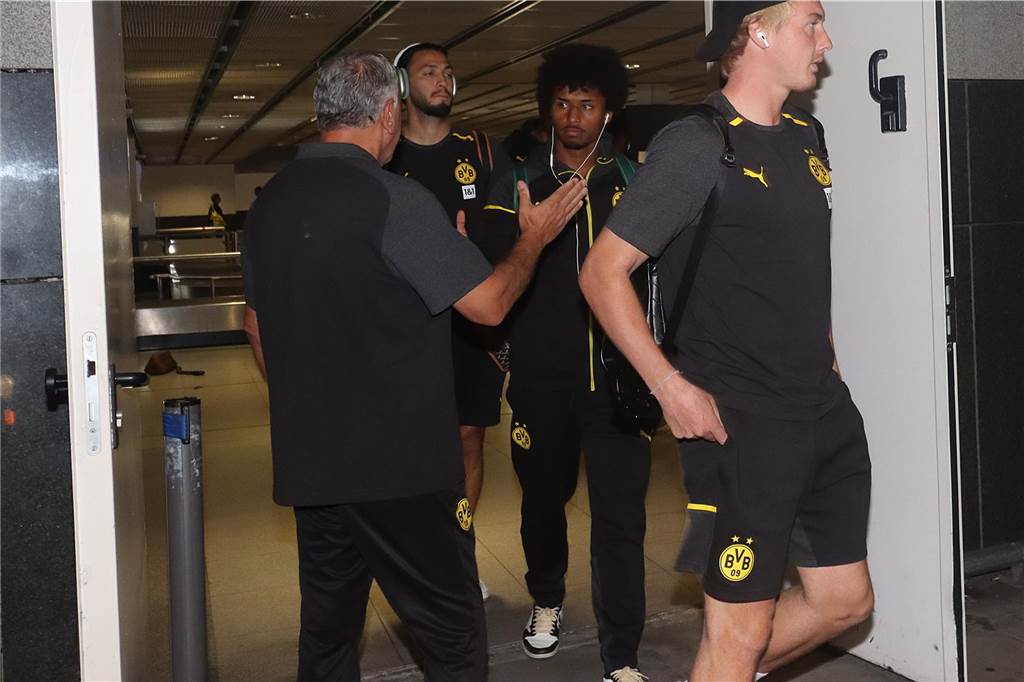 Die BVB-Rückkehr aus Freiburg.