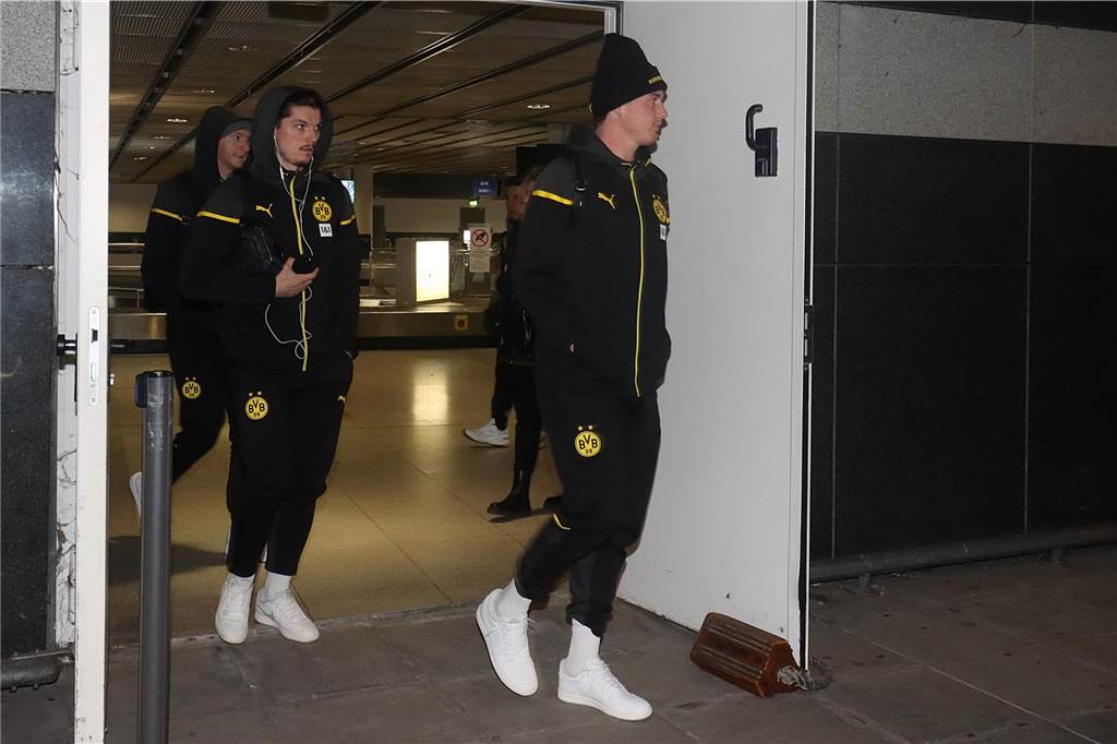 Die BVB-Rückkehr aus Stuttgart.