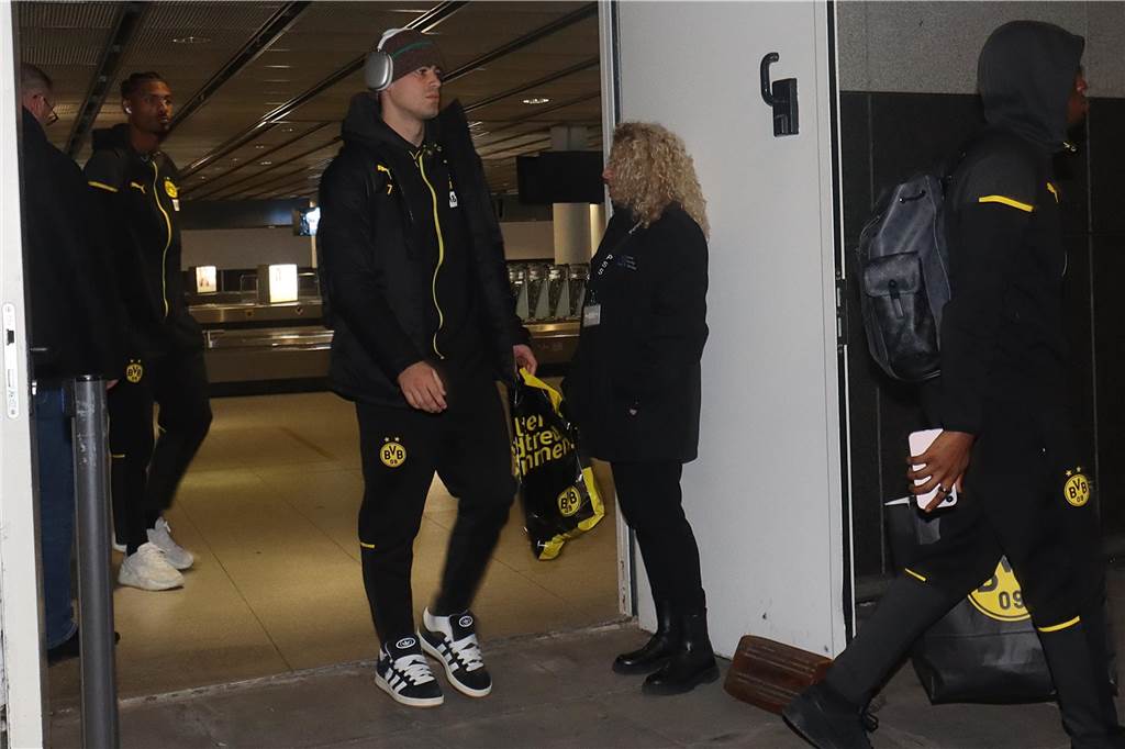 Die BVB-Rückkehr aus Stuttgart.