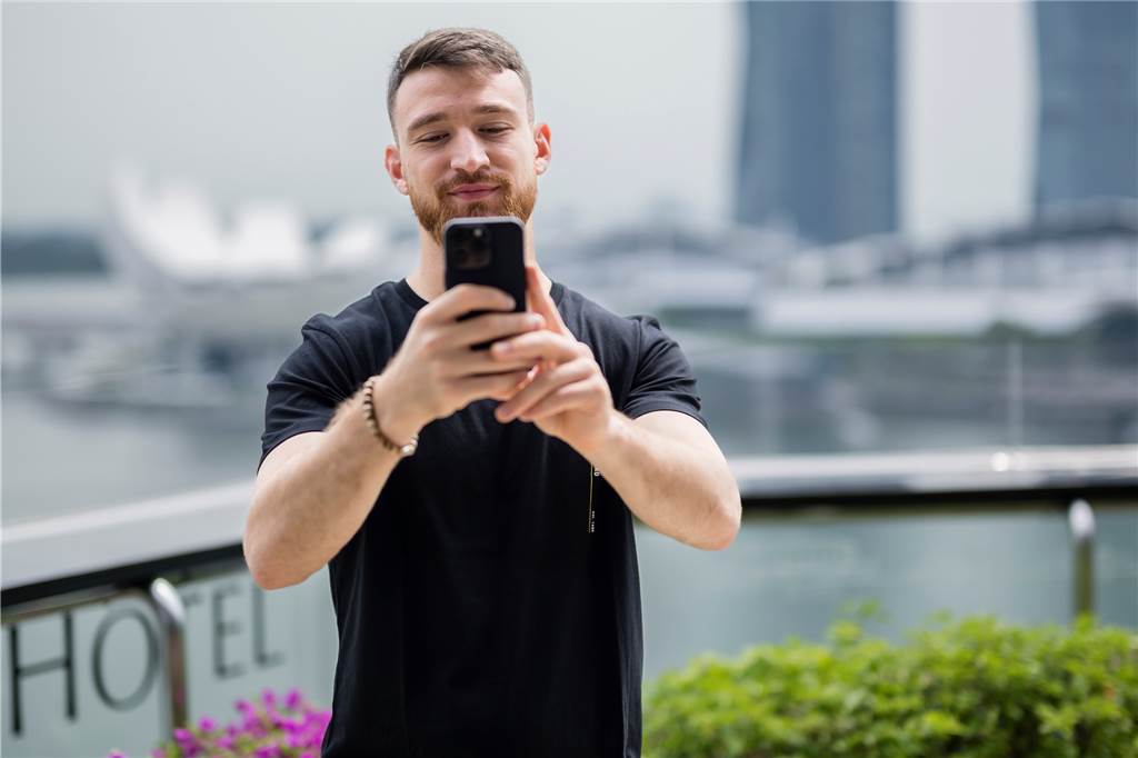 Die BVB-Spieler unterwegs in Singapur.