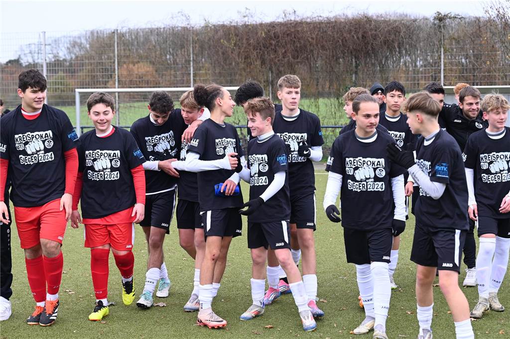 Die C-Jugend von SW Röllinghausen setzte sich im Kreispokal-Endspiel mit 6:0 gegen den TuS Haltern durch.