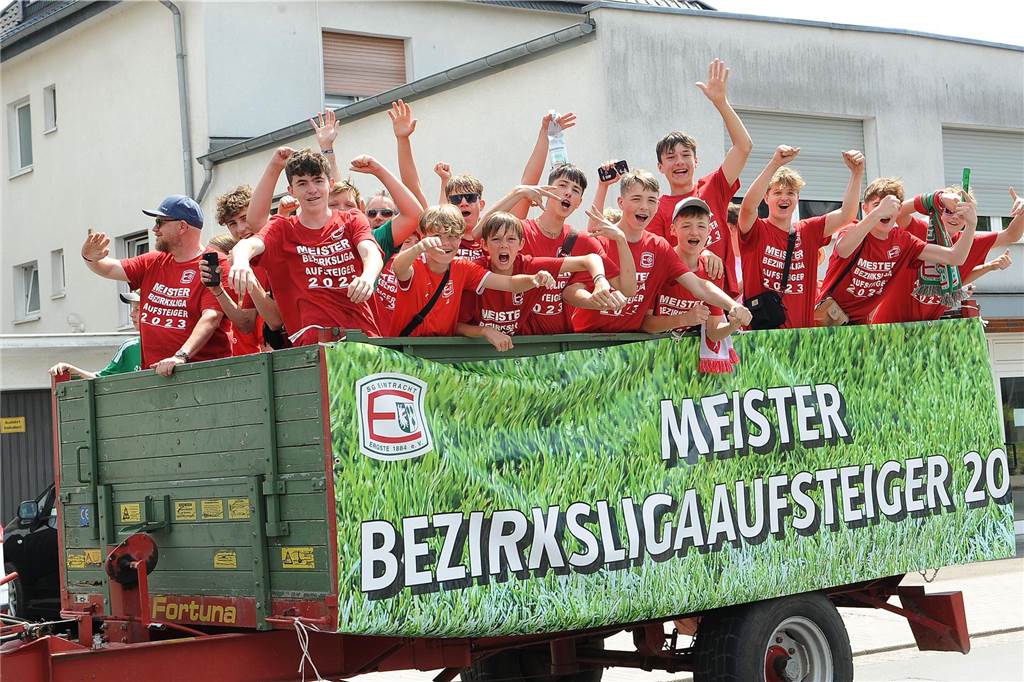 Die C-Junioren der SG Eintracht Ergste sind in die Bezirksliga aufgestiegen.