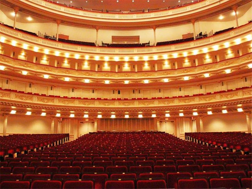 New Yorks Carnegie Hall wird 125 Die Carnegie Hall in New York ist längst Legende. Foto: Christina Horsten