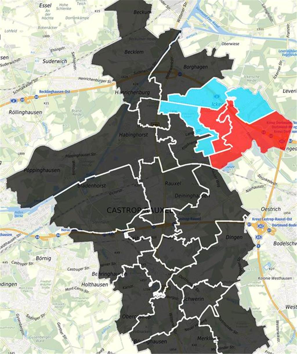 Die CDU hat in den meisten Wahlbezirken in Castrop-Rauxel bei der Europawahl die meisten Stimmen geholt.