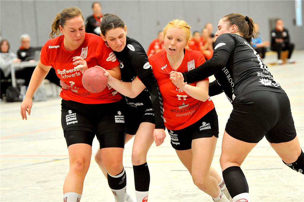Die Damen der HSG Schwerte/Westhofen gewannen gegen HC Bergkamen mit 25:24.
