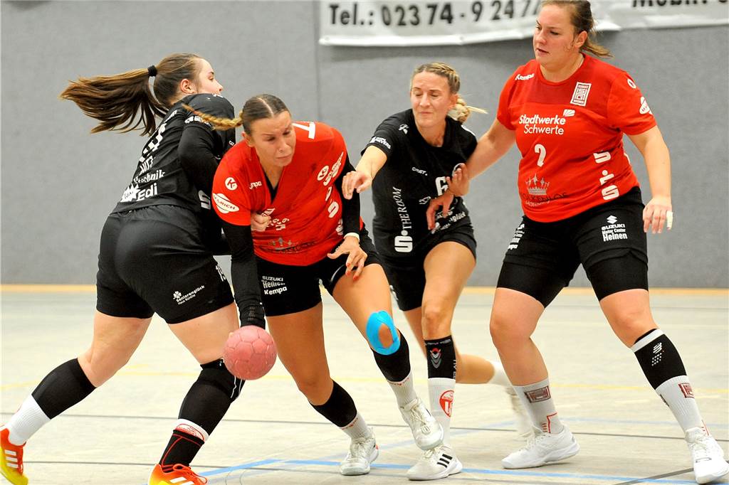Die Damen der HSG Schwerte/Westhofen gewannen gegen HC Bergkamen mit 25:24.