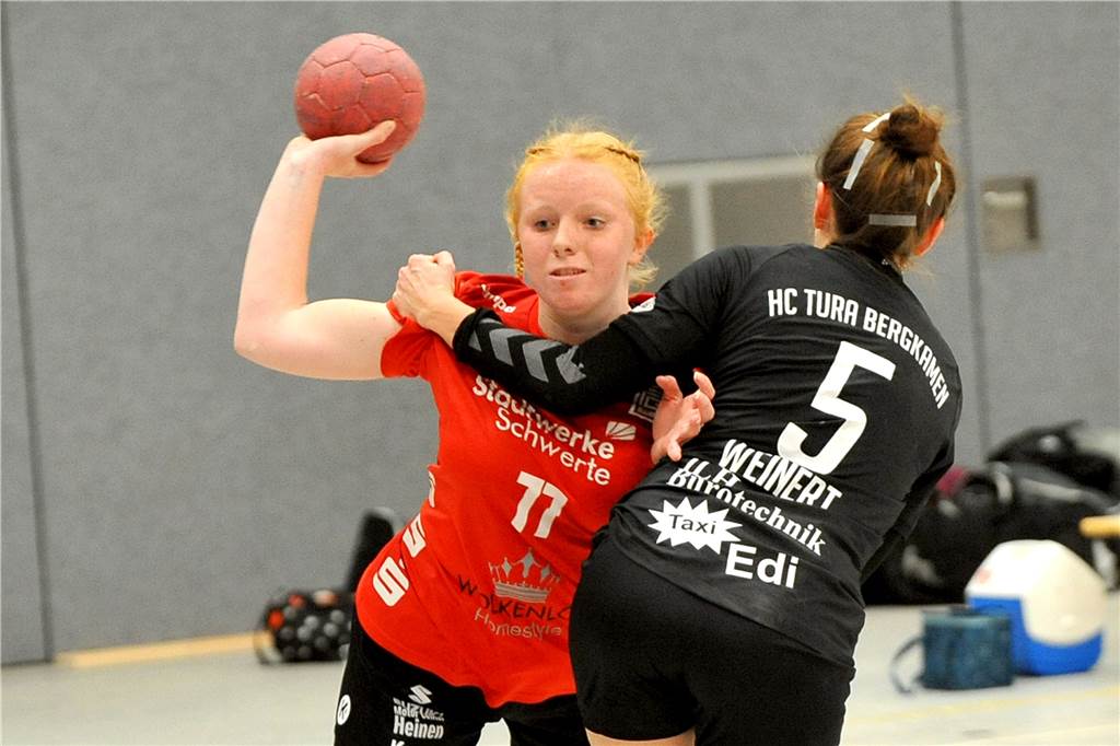 Die Damen der HSG Schwerte/Westhofen gewannen gegen HC Bergkamen mit 25:24.