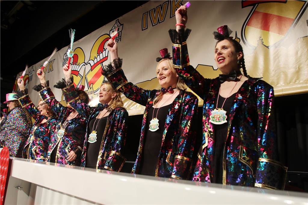 Die Damenschießgruppe des Bürgerschützenvereins stellte den Elferrat.