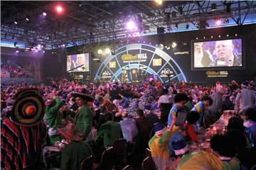 Die Darts-WM 2016 in London – ebenfalls mit großer Party im Programm.