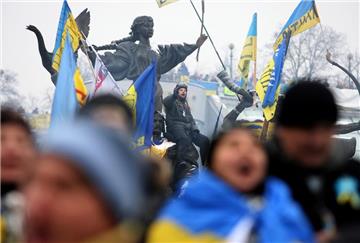 Die Demonstrationen in Kiew gehen in die vierte Woche.