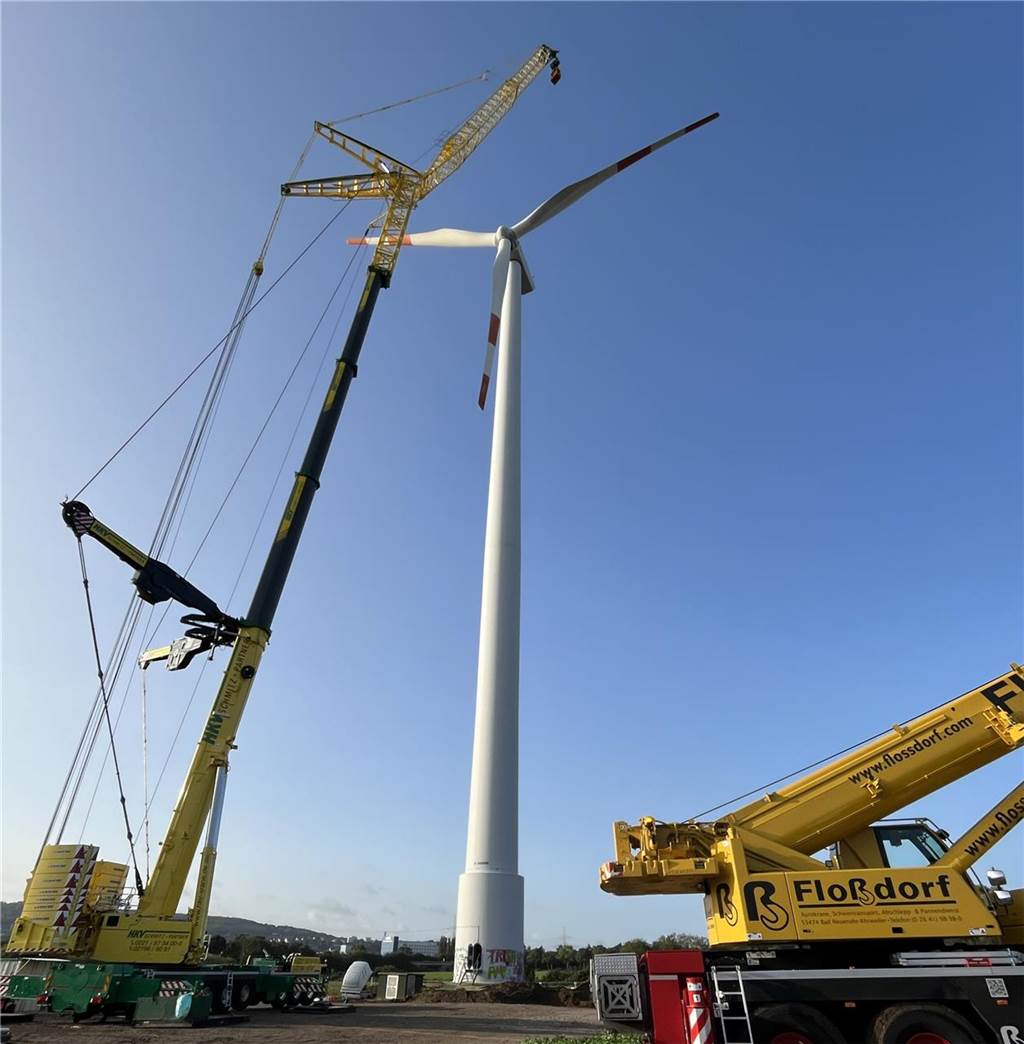 Zwei neue Windräder: Abbau der alten Anlagen hat begonnen Windrad, Dortmund-Salingen