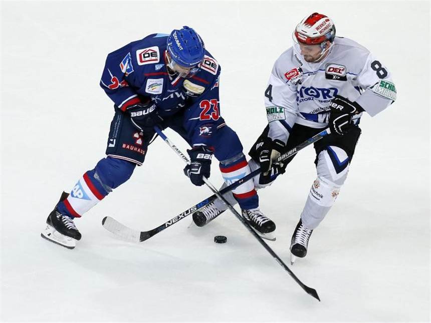 DEL-Endspurt um Playoff-Teilnahme: Mannheim unter Druck Die Deutsche Eishockey-Liga verspricht zum Saison-Endspurt viel Spannung. Foto: Ronald Wittek