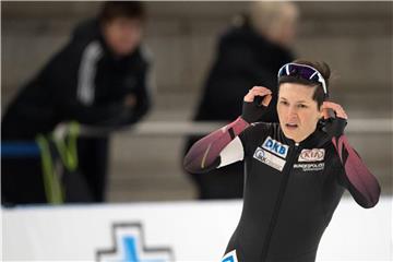 Die deutsche Eisschnellläuferin Judith Dannhauer hat beim Weltcup in Salt Lake City das Olympia-Ticket gebucht. Foto: Soeren Stache