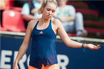 Die deutsche Tennisspielerin Katharina Hobgarski. Foto: Daniel Karmann