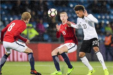 Die deutsche U21-Nationalmannschaft unterliegt Norwegen mit 1:3. Foto: Vegard Wivestad Grã˜tt