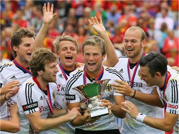 Die deutschen Hockey-Herren gewannen in Belgien den EM-Titel. Foto: Julien Warnand