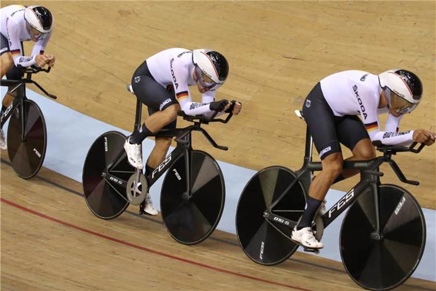 Verfolger-Frauen holen EM-Bronze - Männer nur Vierte Die deutschen Verfolger-Männer verloren das Duell um Bronze. Foto: John Walton/PA Wire