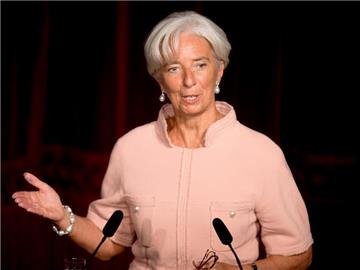 Die Direktorin des Internationalen Währungsfonds (IWF), Christine Lagarde. Die IWF warnt erneut vor globalen Wirtschaftsrisiken. Foto: Axel Schmidt