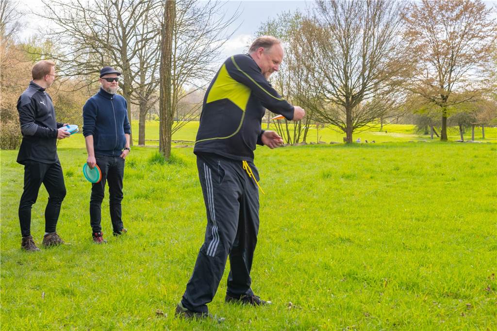 Die Discgolfer sind wieder los auf der Anlage am Horstmarer See. 