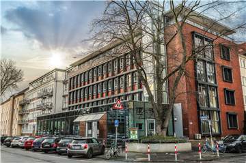 Die Dogewo-Zentrale an der Landgrafenstraße. Über die zukünftige Struktur des städtischen Tochterunternehmens gibt es Diskussionen.