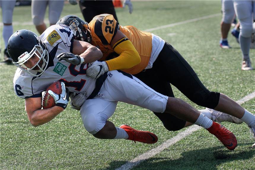 Im Football und Baseball warten auf Giants und Wanderers schwerer Aufgaben Die Dortmund Giants wollen in der Oberliga dringend nachlegen.