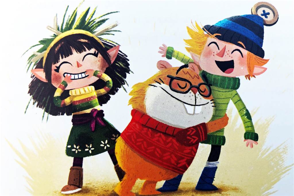 Eva Mesken aus Stadtlohn erobert mit Wichtelwelten die Kinderzimmer Die drei Helden der "Wichtelwelt", dem jüngsten Dully & Dax-Buch: Runkel, Hamster Oswald und Jeppe