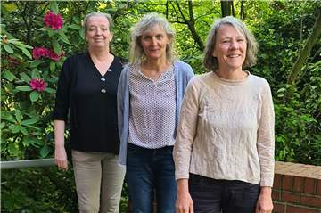 Die drei Kurberaterinnen des Caritasverbandes Ostvest, Ursula Kuchta, Martina Panzer und Silke Petersen (v.l.) beraten Mütter und Väter in Kurfragen derzeit online.