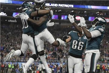 Die Eagles gewannen in Minneapolis als Außenseiter 41:33 gegen die New England Patriots. Foto: Matt Slocum