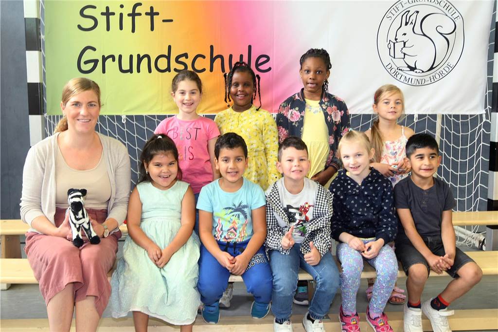 Die Eingangsklasse E2 der Stift-Grundschule