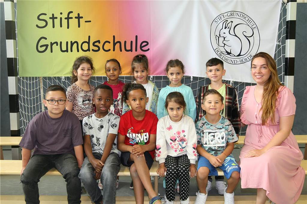 Die Eingangsklasse E4 der Stift-Grundschule