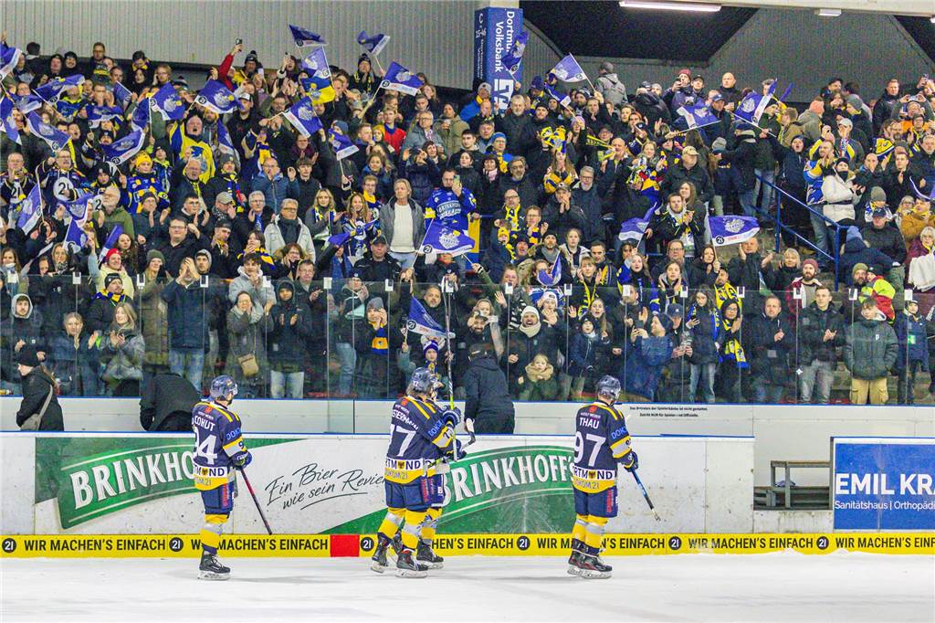 Die Eisadler Dortmund erwarten erneut eine ausverkaufte Eissporthalle.